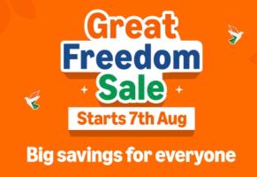 Amazon Great Freedom Day Sale: Upto 80% Off Deals On Mo...